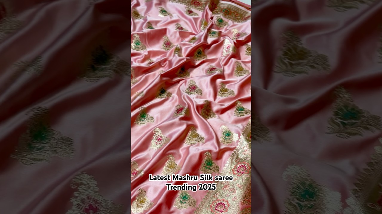 Mashru Silk Saree | Banarasi Silk Saree Look | Trending 2025 