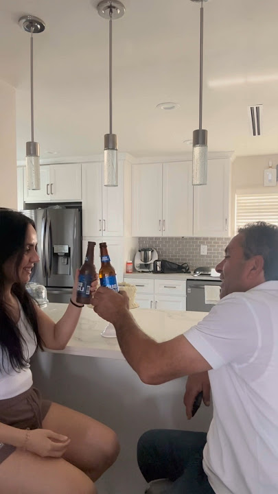 Pranking my dad with a realistic beer bottle cake! How did it turn out?