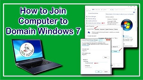 How to Join Computer to Domain Windows 7
