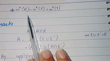 Lebesgue Measurable Sets | Remarks | Proof of Lebesgue Measurable Set Definition