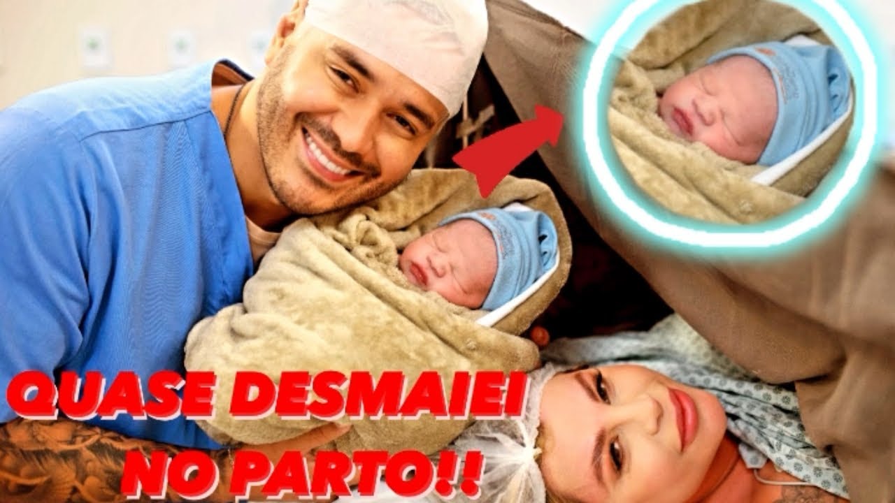 MEU FILHO NASCEU - QUASE DESMAIEI !! JUNINHO MEU