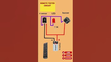 remote control tester circuit diagram #shorts #yt#irsensor