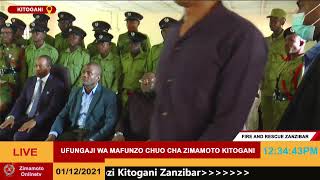 Ufungaji wa Mafunzo ya Uongozi Mdogo Chuo Cha Zimamoto Kitogani