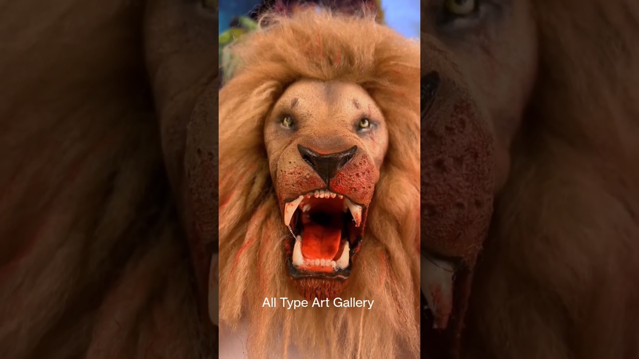 😮 Making A Clay Art Of Lion unexpected 😨 || 