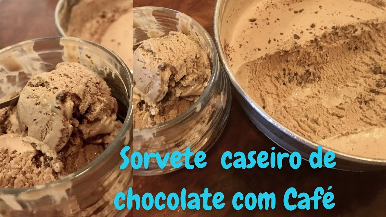 Meu café: Sorvete caseiro de chocolate com café