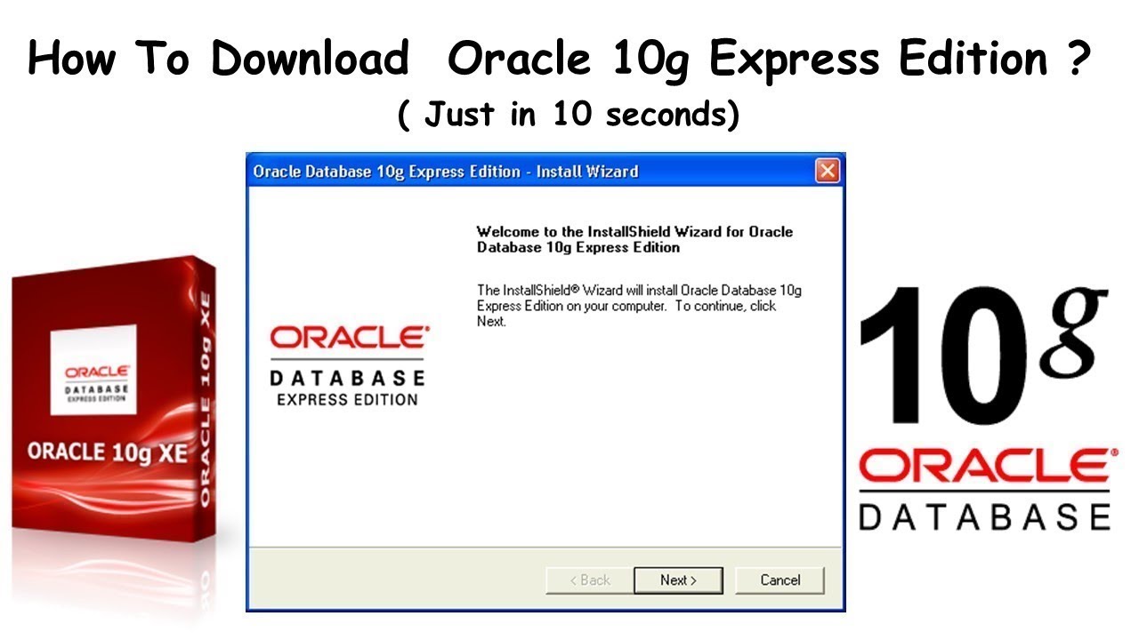 Download Oracle Database 10g For Mac Os