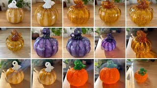 How to make a glass pumpkin