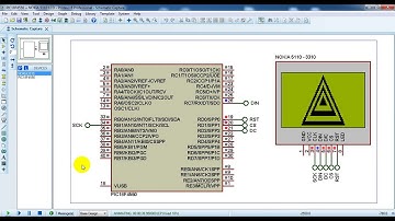 PIC18F4550 Microcontroller with NOKIA 5110 LCD Proteus simulation