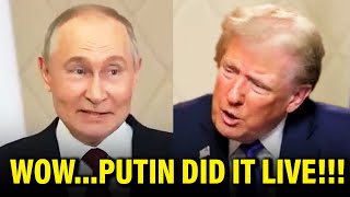 Putin Tells Trump YOU ARE NOT SAFE and MOCKS HIM LIVE
