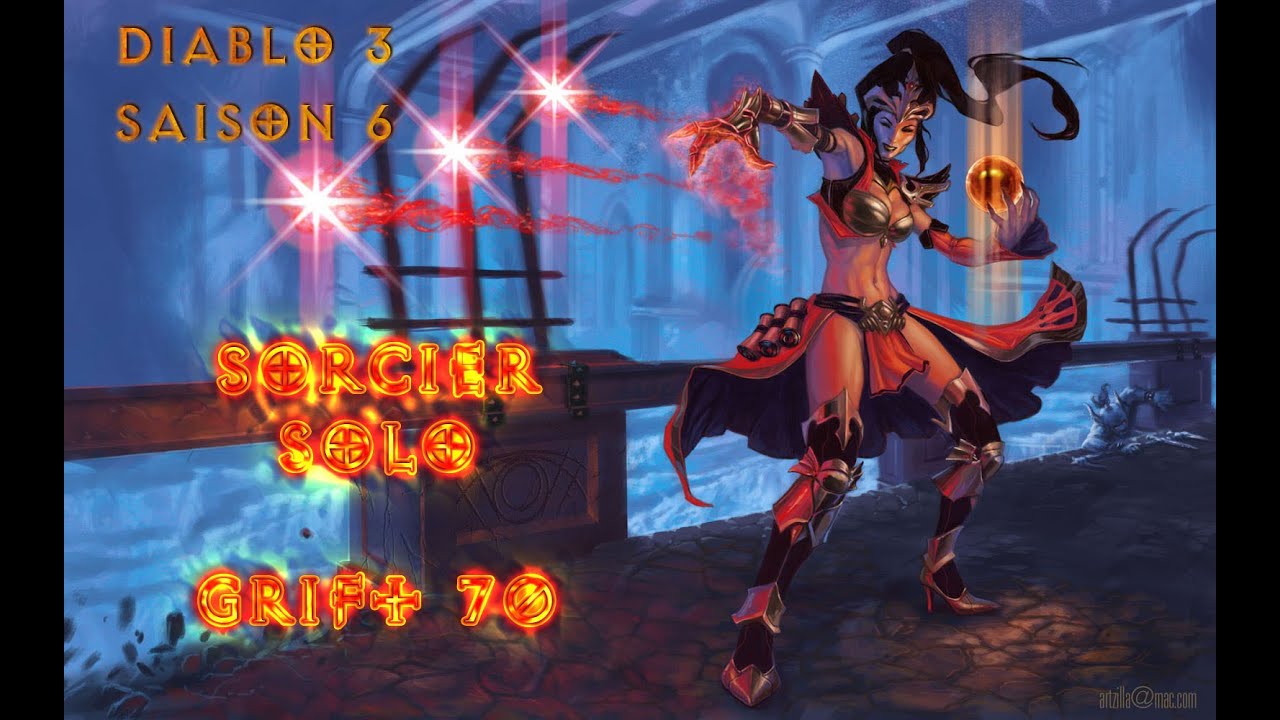 Diablo 3 Season 6: Wizard Solo Grift 70