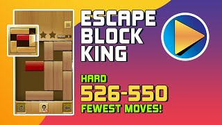 Escape Block King Hard Levels 526 to 550 Walkthrough [100% Perfect!] screenshot 4