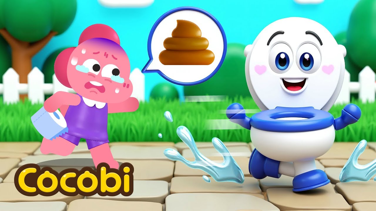 Стоп! Туалет убегает! 😱 + Другие веселые песенки для детей | Cocobi