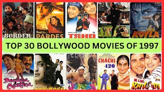 Top 30 Bollywood Movies Of 1997 | 30 Highest Grossing Bollywood Movies Of 1997
