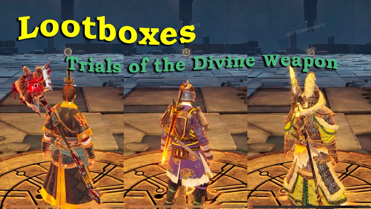 Lootboxes and Trials of the Divine Weapon Assassin's Creed Jade Gameplay Beta