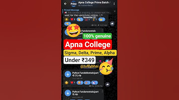 delta batch free, sigma batch free, prime batch free, alpha batch free, apna college ai ml sigma 10