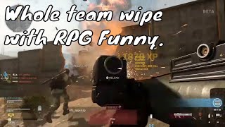 Warzone, full team wipe with an RPG 😂