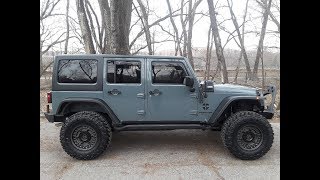 Black Rhino Armory wheels on Jeep JK - YouTube