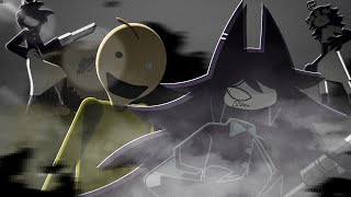 PAPER CORRUPTION: Corrupted Baldi VS Miss Circle || The Final Lesson vs FPE (Stick Nodes animation)