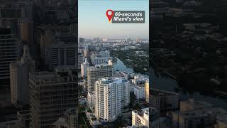 60-seconds of drone footage from North Beach Miami 🌴🌞