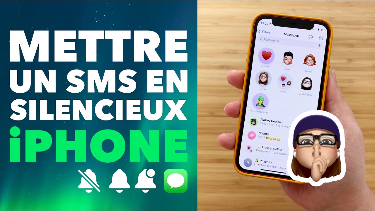 Mettre une conversation SMS en mode Silence • iPhone / iPad • Messages