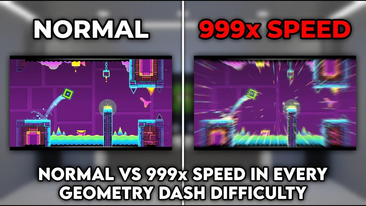 Every RobTop Level at 999X Speed is IMPOSSIBLE - YouTube