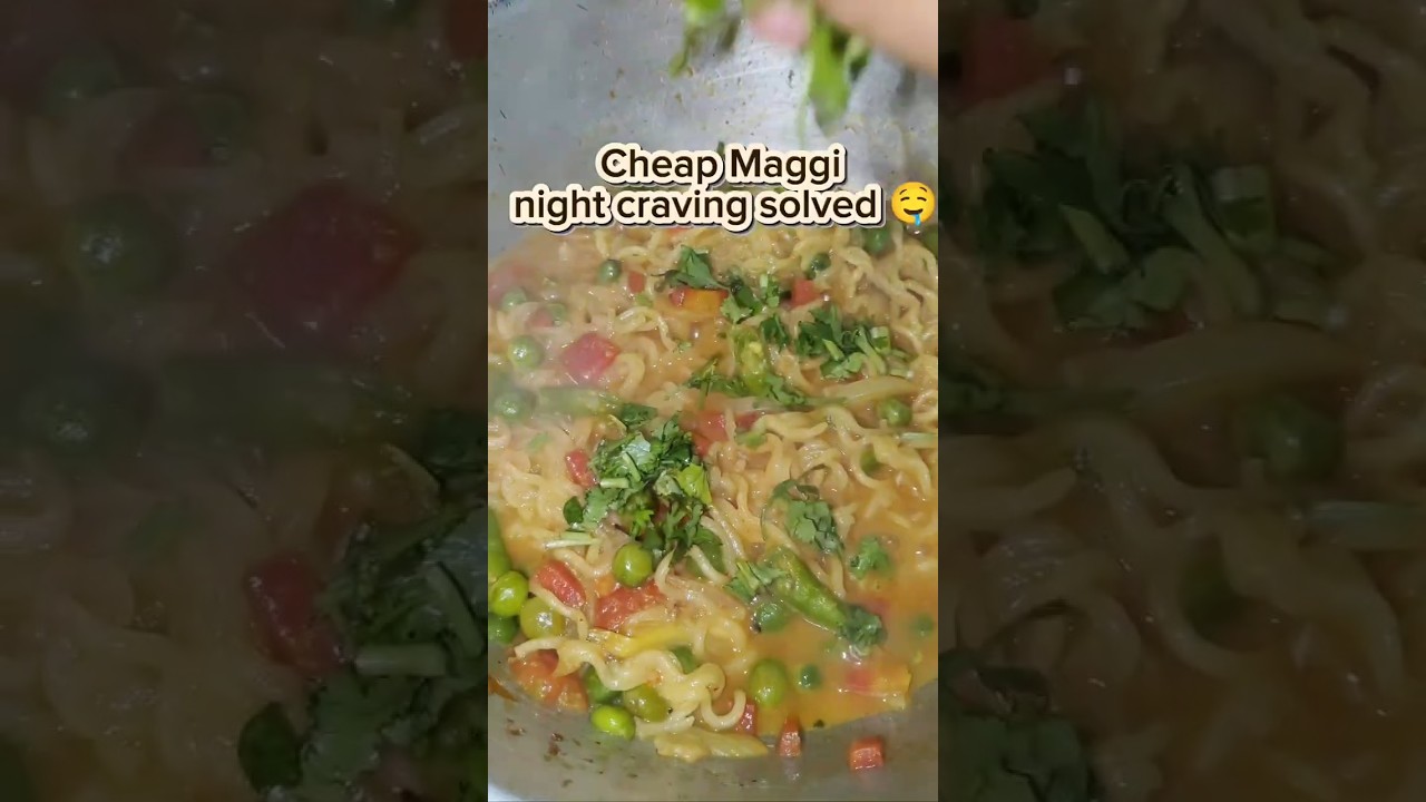 Cheap Maggi Hi Kaafi Hoti Hai 🤍 Simple ,quick and cozy comfort food 