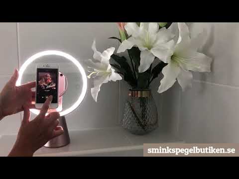 Video: Denna Bästsäljande Bärbara LED-förstoringsspegel Löser Problemet Med Att Sätta På Makeup I Svagt Upplysta Hotellbadrum