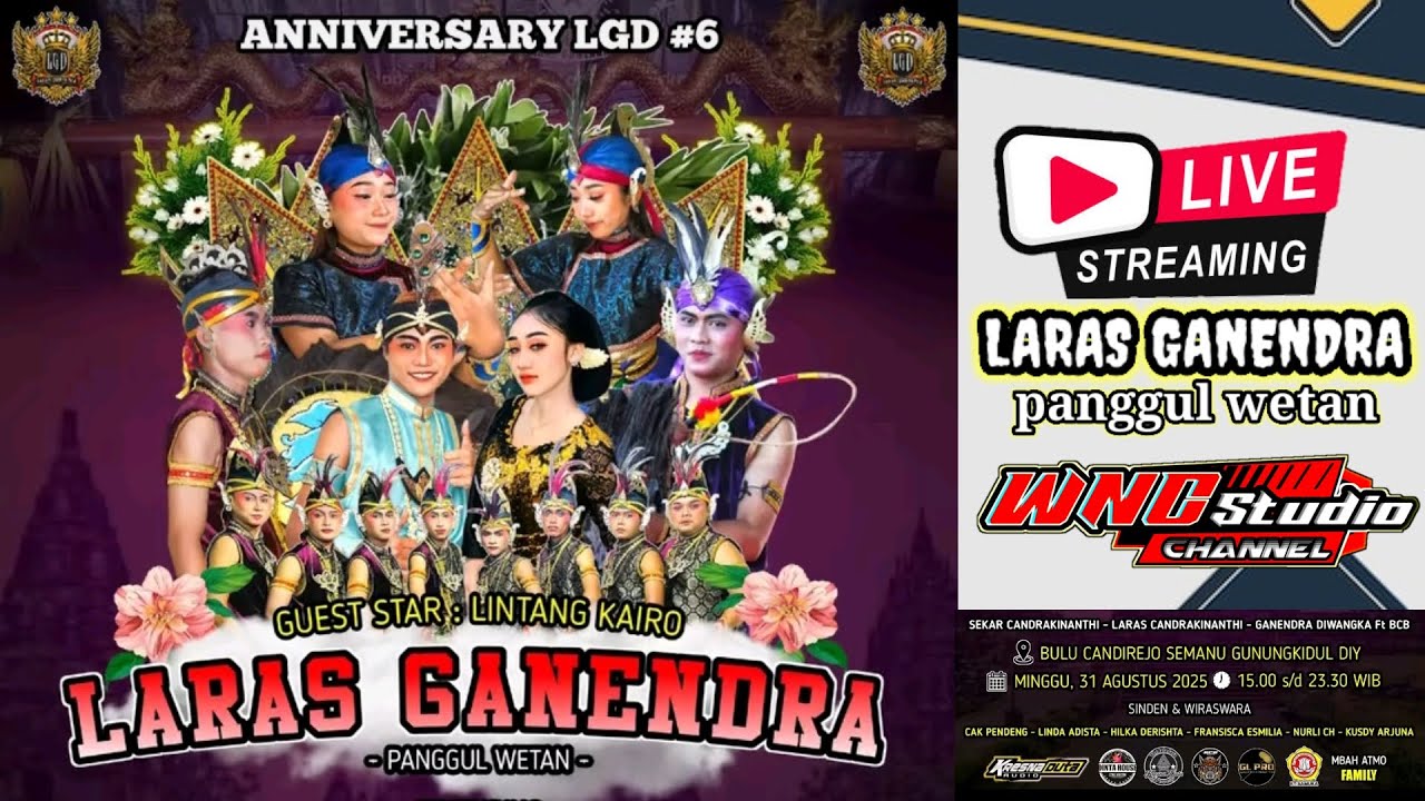 live LARAS GANENDRA lokasi BULU CANDIREJO SEMANU GUNUNGKIDUL