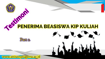 Penerima Beasiswa KIP KUliah STTIS Part 2