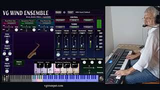 VG Wind Ensemble VST, AU Plugin. Tenor Saxophone sound. TEControl breath controller. Woodwinds Brass screenshot 4