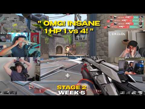 Valorant Streamers Reacts to The Best VCT Plays of Week #5