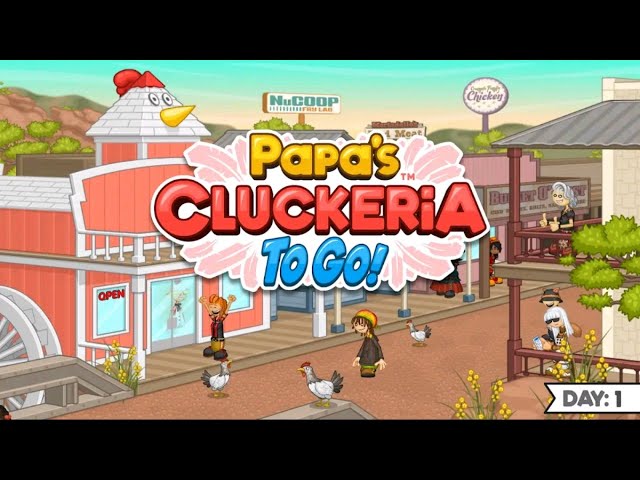 Gameplay] O NOVO JOGO DA FRANQUIA PAPA'S (cluckeria to go)  (REPOSTADO)(POSTAGEM OFICIAL 27/02/2022) 