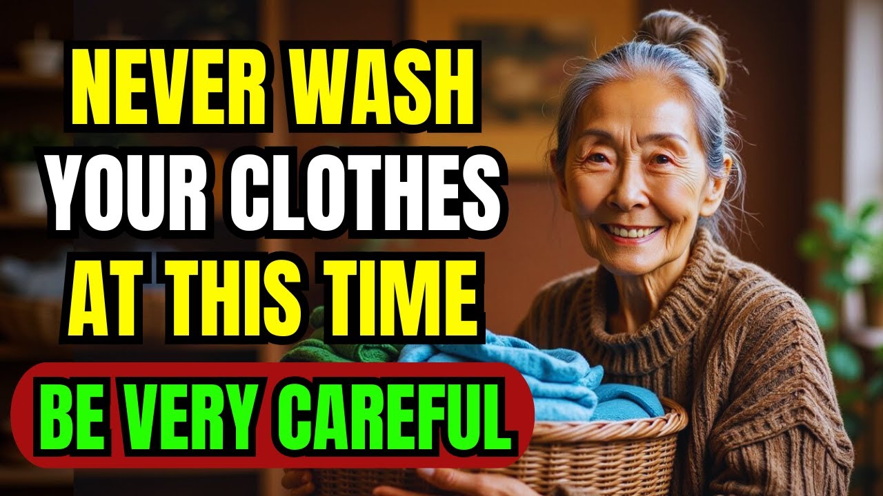 Never Wash Your Clothes at This Time or It Attracts POVERTY and BAD