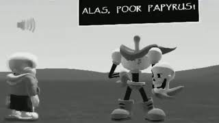 Sans mourns his brother's death in Undertale, Alexa play Megalovania sad piano version...