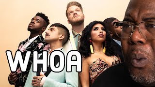 Pentatonix performs the Star Spangled Banner at the 2023 CFB National Championship