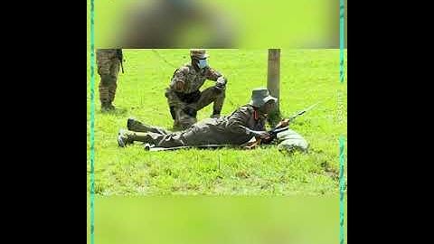 president museveni shoots a target
