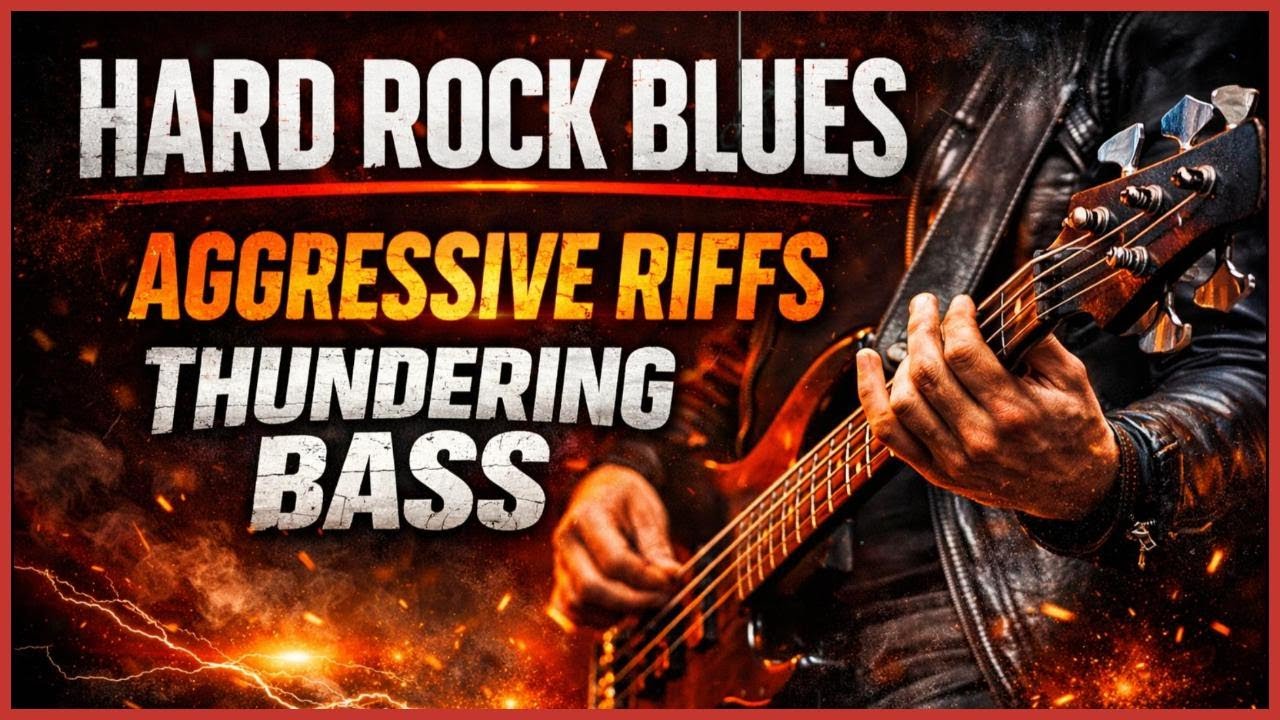 Hard Rock Blues | Aggressive Riffs & Thundering Bass - YouTube