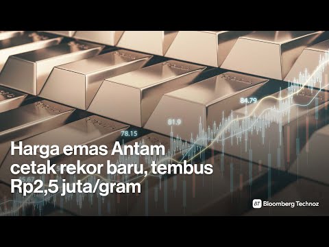 Harga emas Antam cetak rekor baru, tembus Rp2,5 juta/gram