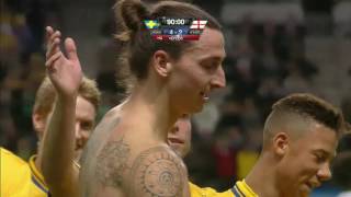 Gol din foarfeca Zlatan Ibrahimovic | Suedia Anglia 4-2 | Sport.ro