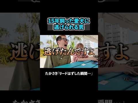 愛犬に逃げられる #ブチギレ氏原 #上田 #たかさき #グアム #海外 #旅行