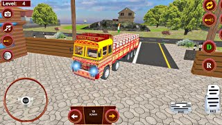 Indian Pickup Truck Cargo Transport Driving 3D -  Indian City Truck Simulation - Android Gameplay screenshot 2