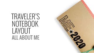 Traveler's Notebook Process Layout | All About Us 2020