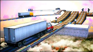Impossible 18 Wheeler truck driving Gameplay || Game Glow screenshot 4