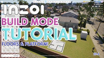 inZOI Build Mode TUTORIAL 🏘️ | PLATFORMS & FLOORS Made Simple! | (Ep. 4)