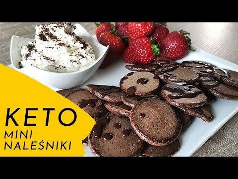 KETO | Mini naleśniki czekoladowe