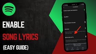كيفية تفعيل كلمات الأغاني على Spotify screenshot 5