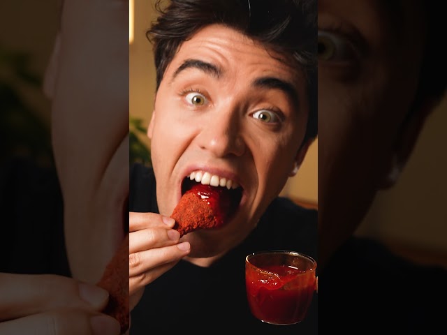 Real or AI !? ASMR Eating Spicy Chocolate Chicken Wing