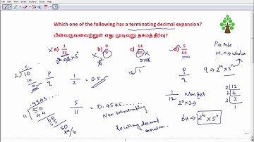 Terminating Decimal Expansion | Maths Corner