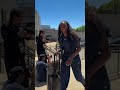 Washington Mystics arrival ahead of preseason game