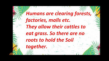 G-4 Science, B-23, "Soil Erosion", S2- "Causes and Effects of Soil Erosion" 31/01/2022